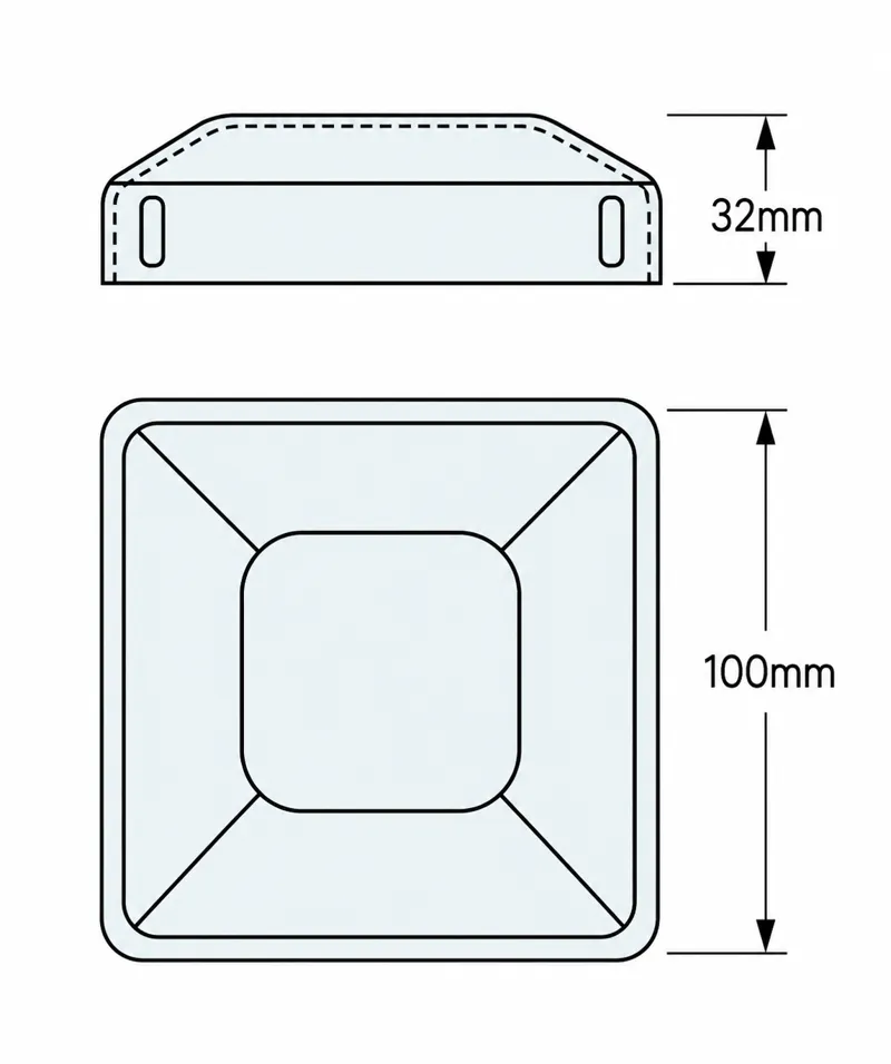 Galv-Post-Cap-100X32-DIMENSIONS.webp