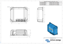 Victron 12/24V 15A SmartSolar MPPT 75/15 DIMENSIONS