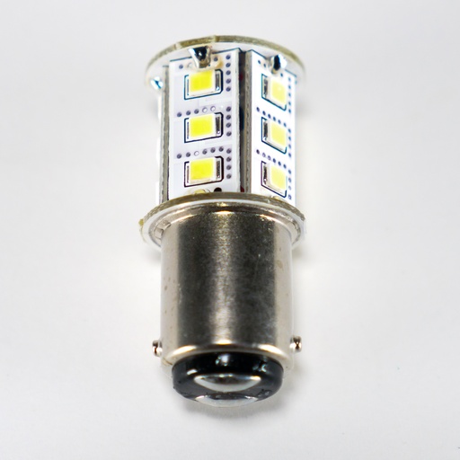 [BA15D-18L-WW] BA15 Double Contact - 18SMD (3000K (warm))