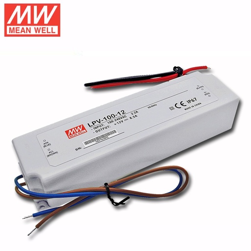 [PSU-LPV-100W-12V-PLG] LPV Series 100W Power Supply - 12V