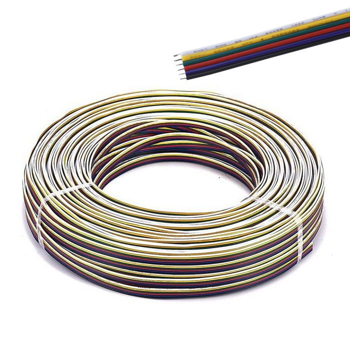 6 Core DC Ribbon Cable (100M)