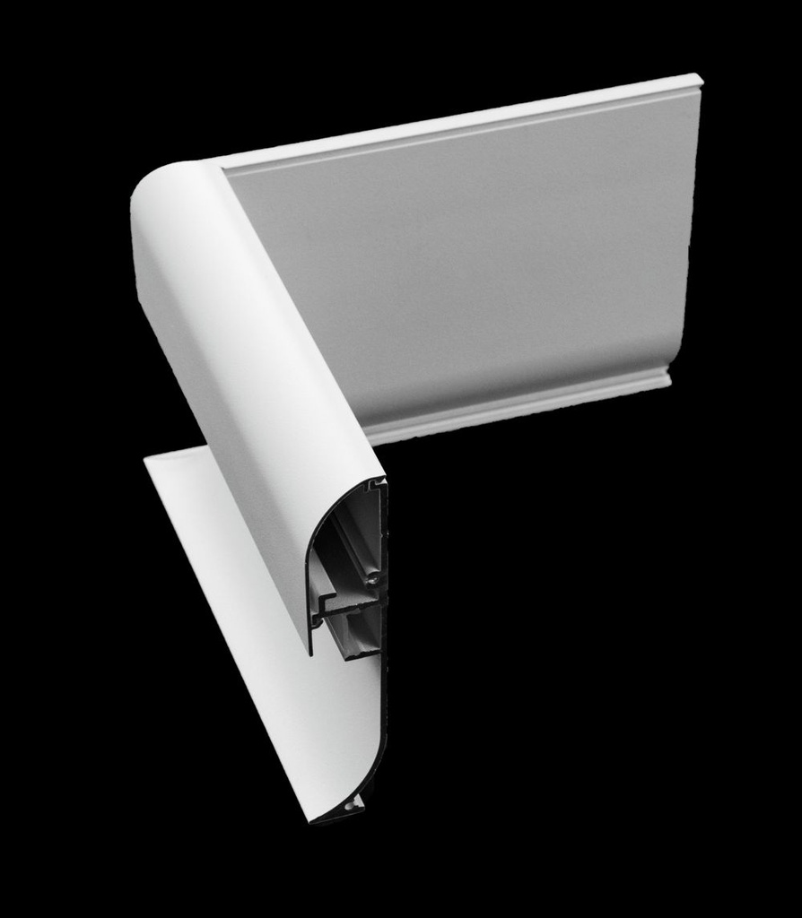 [ALP-SK1580-CNR-OUTER] SK1580 Skirting Profile Corner (90 degree Outer)