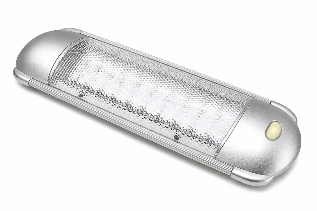[703-S-CW] Terra 250 Surface Mount LED Interior Light – Silver (6000K (cool))