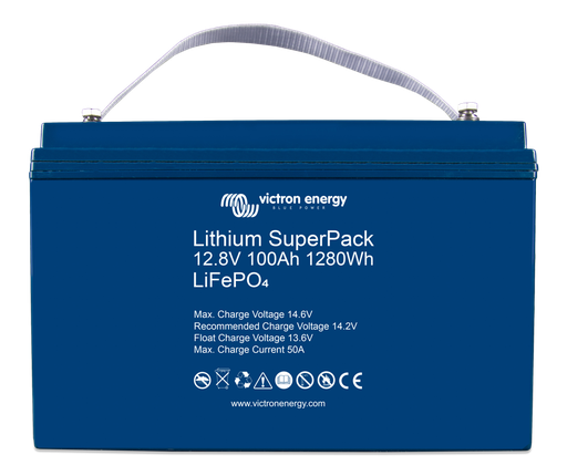 [VIC-100A-12V-SPACK] 12.8V/100Ah Victron Lithium SuperPack