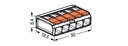 Wago (5 Way) Dimensions