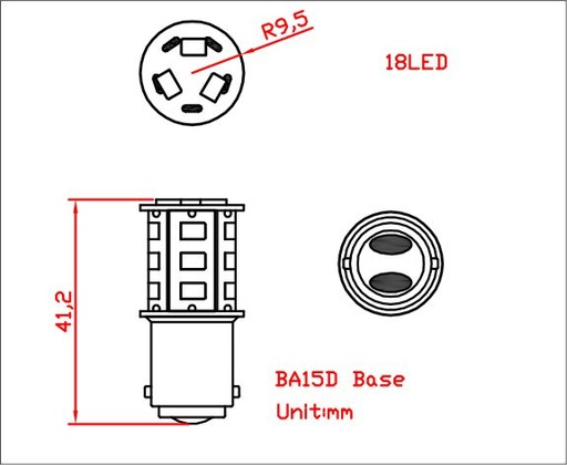BA1D Double Contact - 18SMD