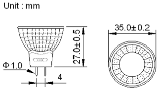 MR11 Lamp  - 12SMD