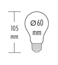 A60 LED Bulb - 8W, E27, 12/24vDC