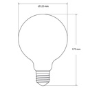 G125 LED Filament - 5W, E27, 12/24vDC (copy)