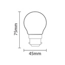 G45 LED Filament - 3W, B22, 12/24vDC