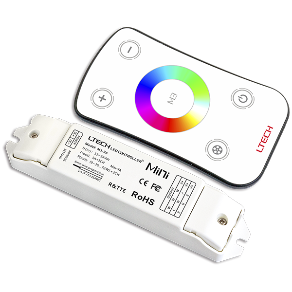 Mini RGB RF Controller and Remote