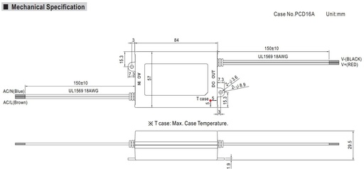 APV Series 35W Dimensions