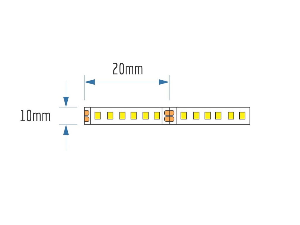 Architectural Series - 18W P/Meter - 24V Dimensions