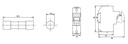 Din Rail Solar Fuse Holder Dimensions