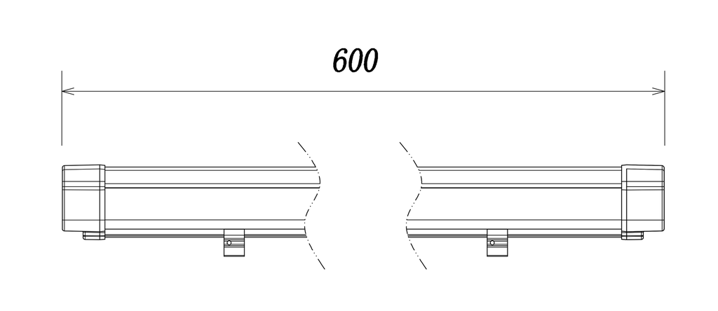 ELV (GEN4) Side Dimensions - 600MM