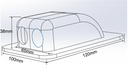 ABS double gland dimensions