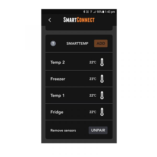 SmartTemp app image