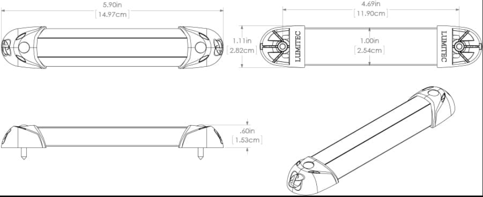 Rail2 Mini Dimensions