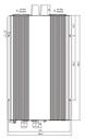 Mean Well 3000W True Sine Inverter (dimensions)