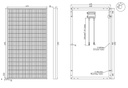 160W PERC MONO Dimensions