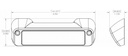 Perimeter LED Flood Light - 101475 Dimensions