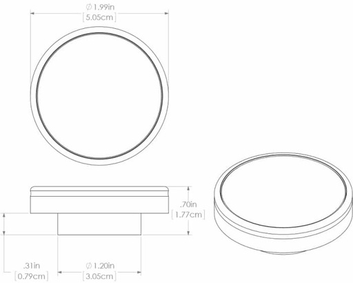 LUMITEC HALO Satin LED Down Light - Spectrum
