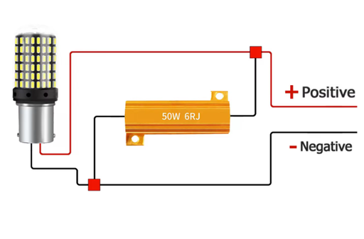 Installation for signal lamps (pair)