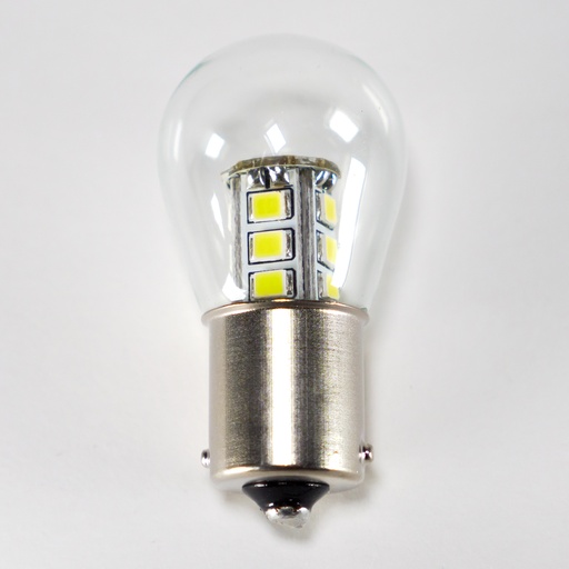 [BA15S-15L-CW] BA15 Single Contact - 15SMD (6000K (cool))