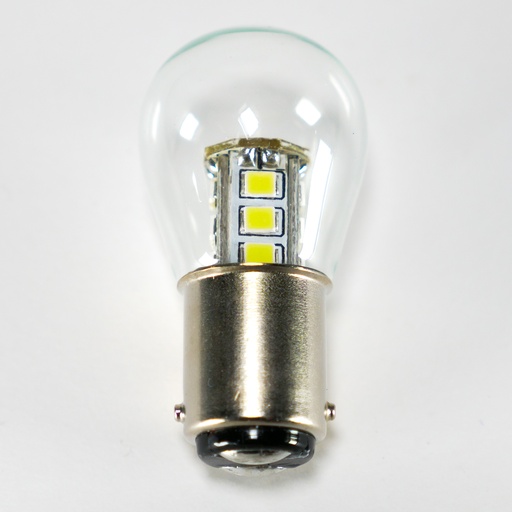 [BA15D-15L-CW] BA15 Double Contact - 15SMD (6000K (cool))