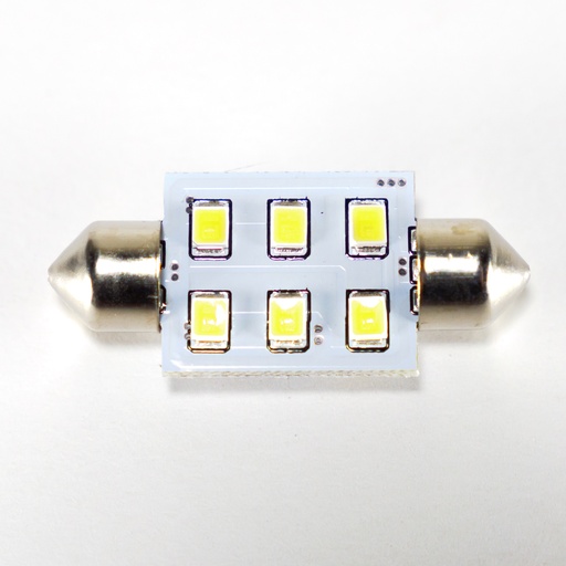 [F37-6L-WW] 37mm Spade Festoon  - 6SMD (3000K (warm))
