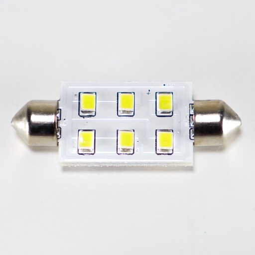 [F42-6L-WW] 42mm Spade Festoon  - 6SMD (3000K (warm))