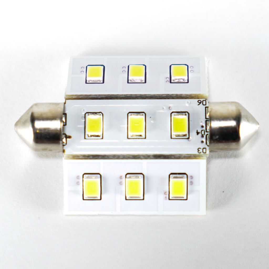 [F42-9L-CW] 42mm Spade Festoon  - 9SMD (6000K (cool))