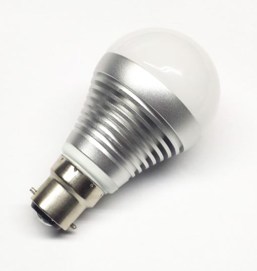 [B22-8W-WW-12V] A60 LED Bulb - 8W, B22, 12/24vDC (3000K (warm))