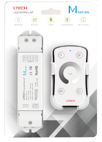 20A DIMMING RF Controller and Remote