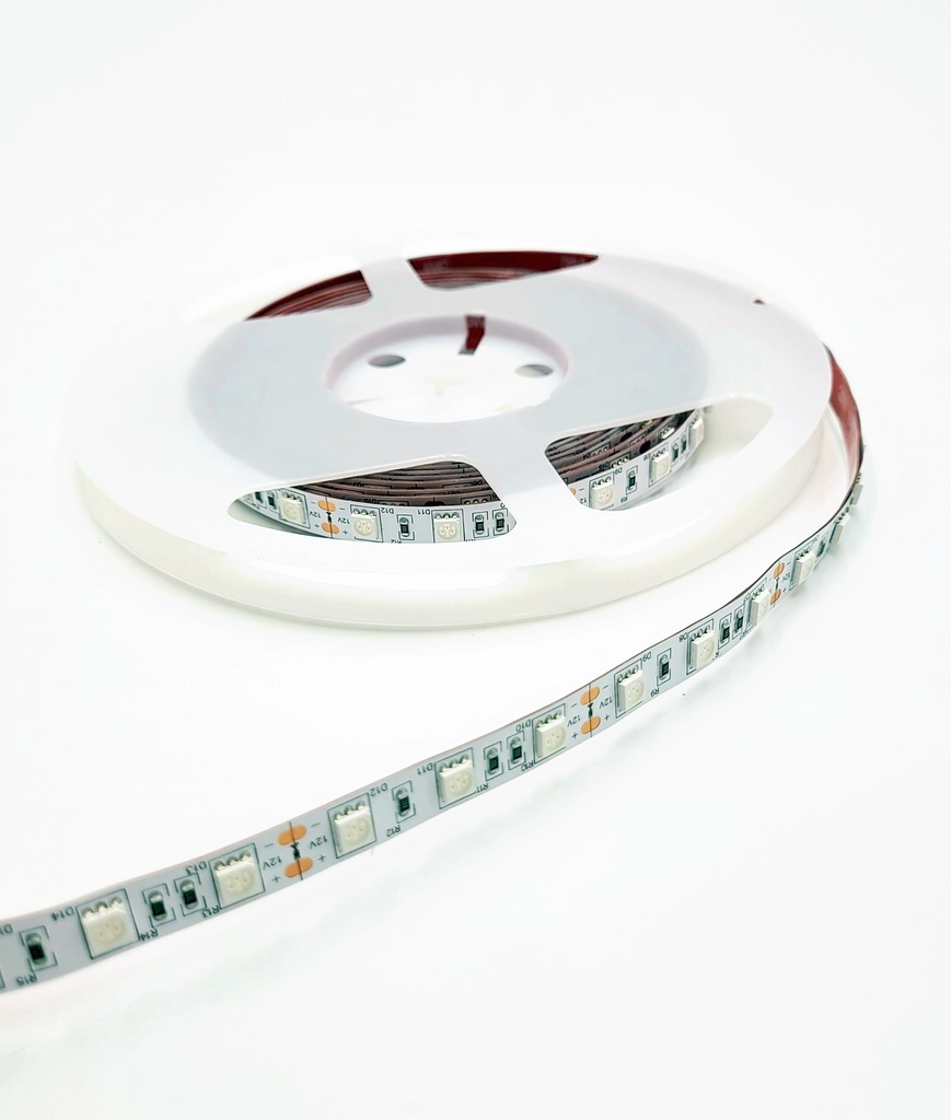 [SL5050-60L-AM-IP44-X5] 5M Reel (14.4W P/Meter) - 12V Indoor Strip Light (AMBER)