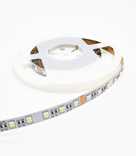 [SL5050-60L-RGBCW-IP44-24V-X5] 5M Reel (14.4W P/Meter) RGB + White - 24V Indoor Strip Light (RGBW (rgb + cool))