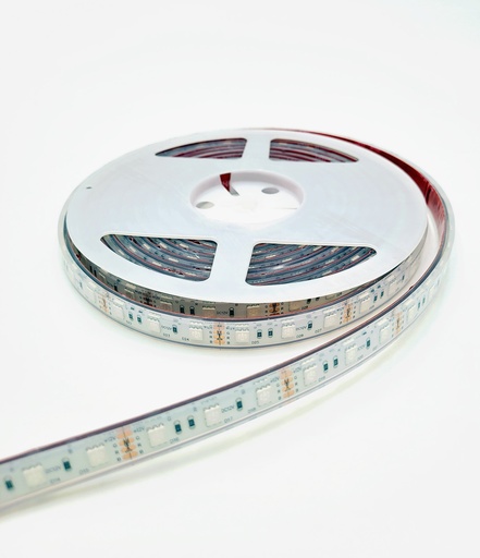 [SL5050-60L-RGB-IP68-X5] 5M Reel (14.4W P/Meter) RGB - 12V Outdoor Strip Light