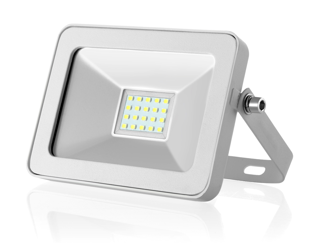 10W Slimline LED Flood Light - White