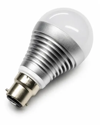 [B22-8W-CW-48V] A60 LED Bulb - B22, 48vDC