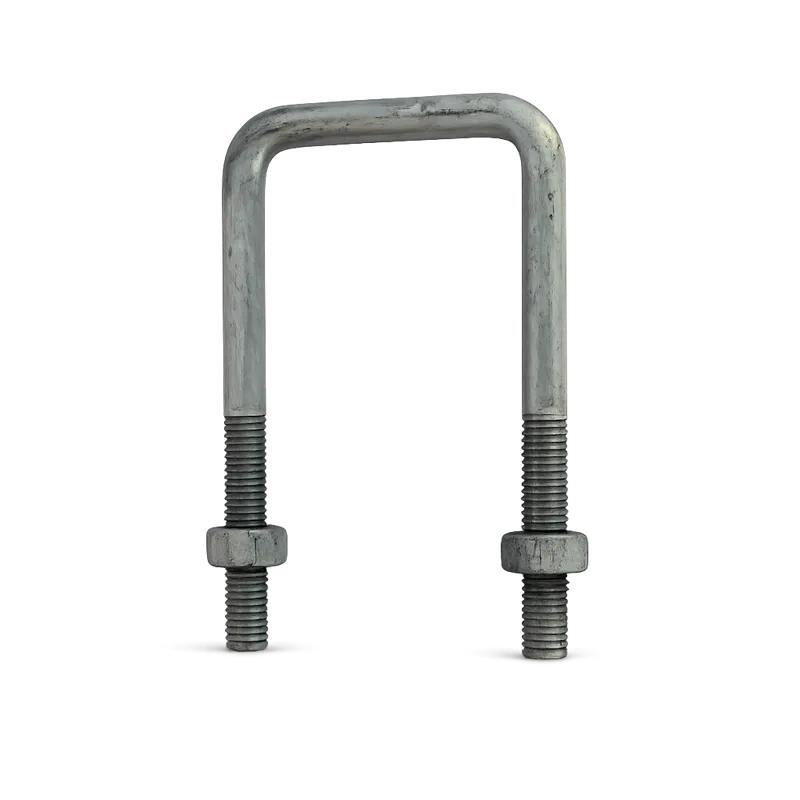 Square U Bolt Galvenized M12 105mm 150mmL