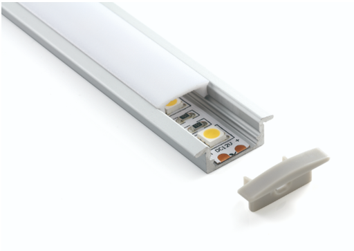 [ALP1-1M-X2] Recessed Lighting Profile - ALP1