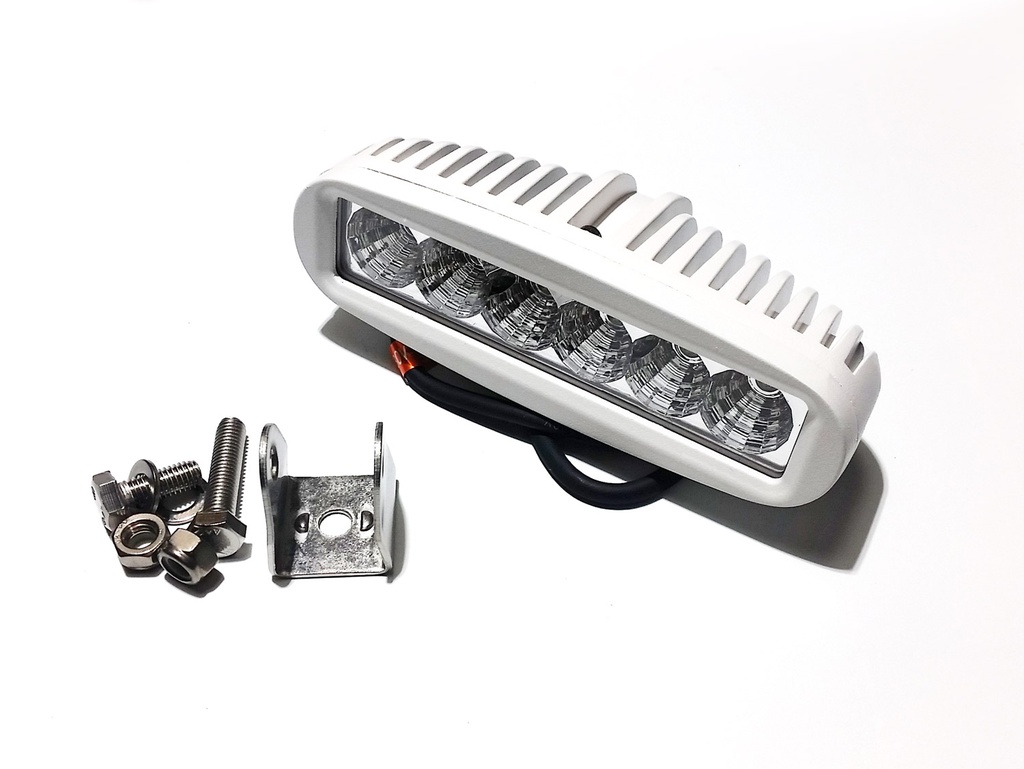 NIGHTHAWK - 18W Deck Light - White Finish | Dualcom Technology